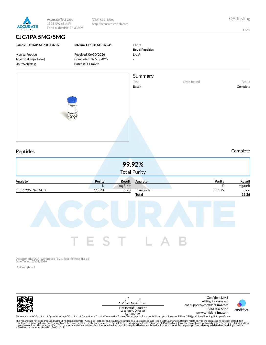 CJC-1295 / Ipamorelin (No DAC) - Image 2